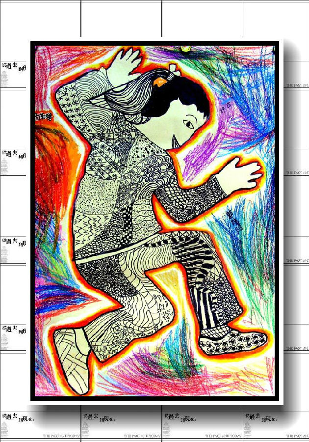 《克隆人》学生作业 - 仁寿小学美术 - 教师培训|研修社区|研修网|www