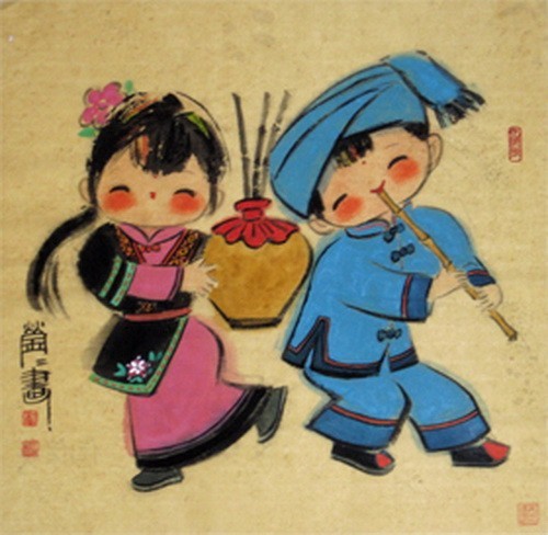 欣赏杨莹莹的中国娃娃