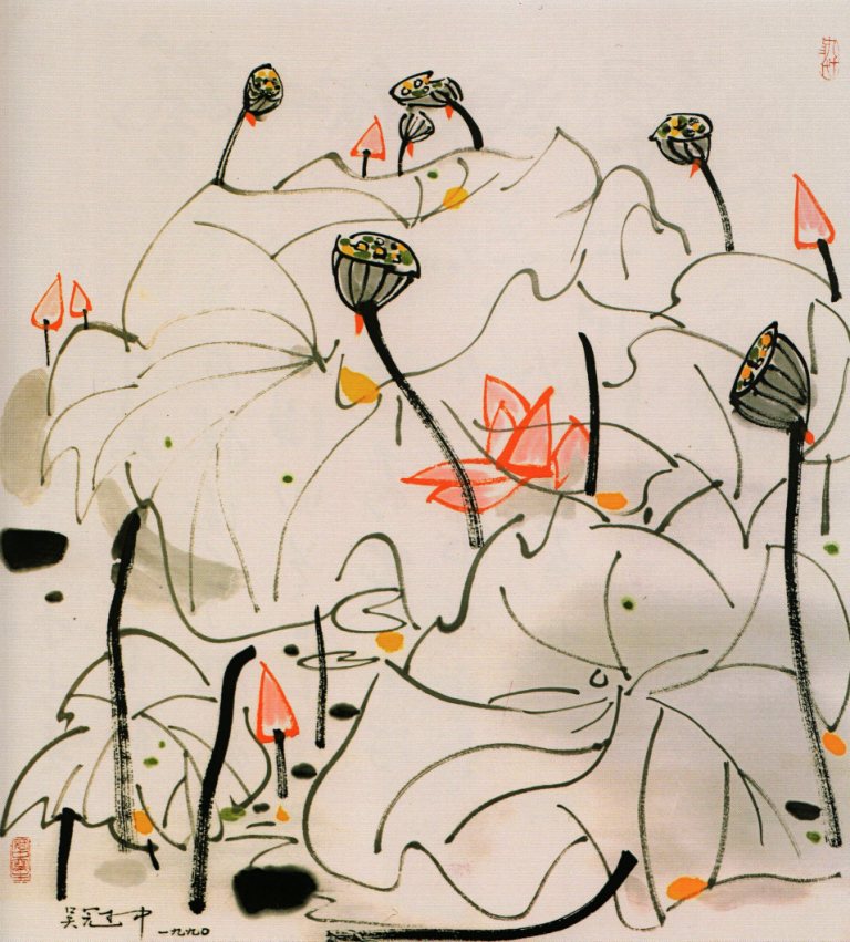 名家国画欣赏----吴冠中