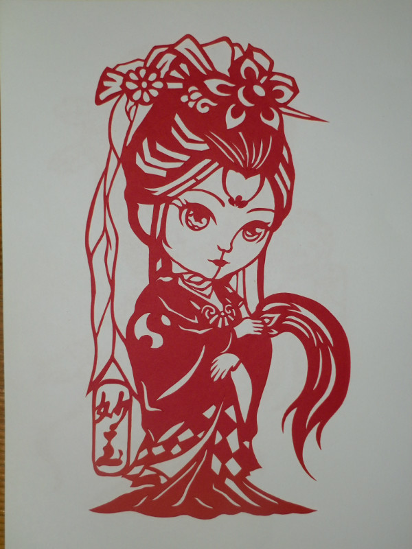 卡通刻纸,动画刻纸,卡通人物刻纸_大山谷图库
